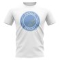 Tuvalu Football Badge T-Shirt (White)