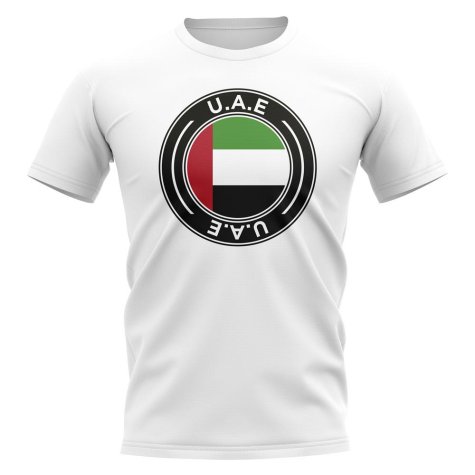 UAE Football Badge T-Shirt (White)