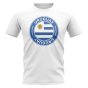Uruguay Football Badge T-Shirt (White)