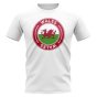 Wales Football Badge T-Shirt (White)