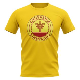 Chuvashia Football Badge T-Shirt (Yellow)