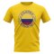 Colombia Football Badge T-Shirt (Yellow)