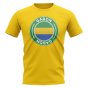 Gabon Football Badge T-Shirt (Yellow)