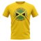 Jamaica Football Badge T-Shirt (Yellow)