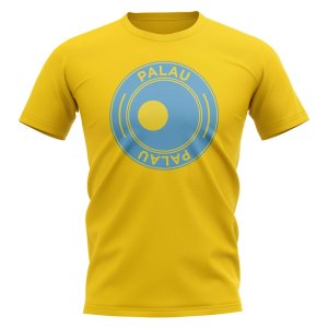 Palau Football Badge T-Shirt (Yellow)