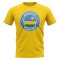 Rwanda Football Badge T-Shirt (Yellow)