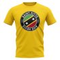 Saint Kitts and Nevis Football Badge T-Shirt (Yellow)