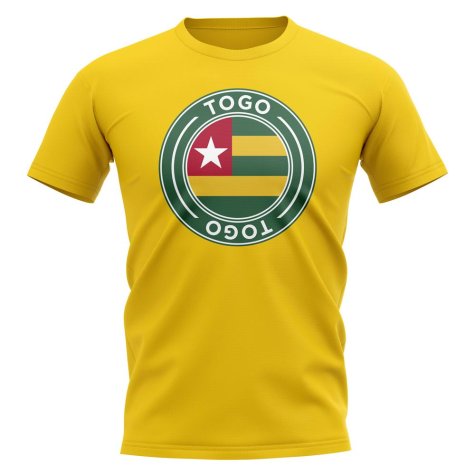 Togo Football Badge T-Shirt (Yellow)