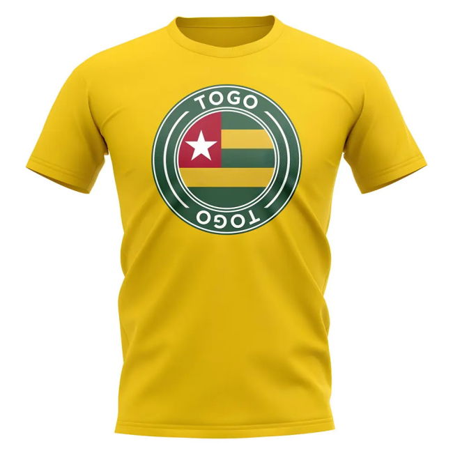 Togo Football Badge T-Shirt (Yellow)