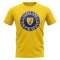 Turks and Caicos Football Badge T-Shirt (Yellow)