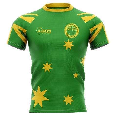 2022-2023 Australia Flag Concept Rugby Shirt - Kids