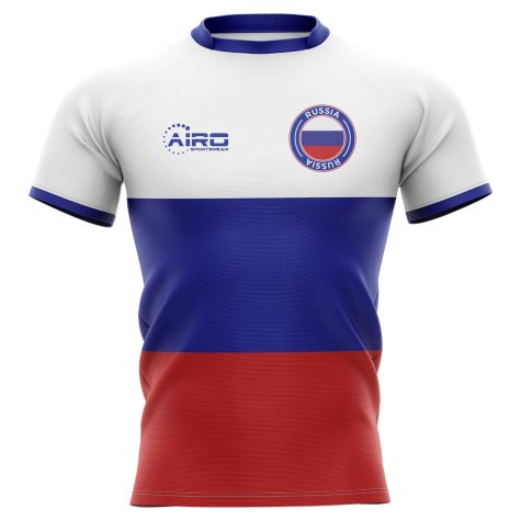 2020-2021 Russia Flag Concept Rugby Shirt - Womens