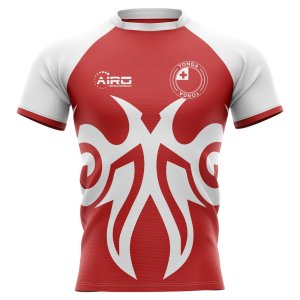 2023-2024 Tonga Home Concept Rugby Shirt - Kids