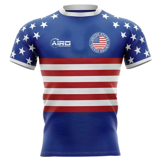 2025-2026 United States USA Flag Concept Rugby Shirt
