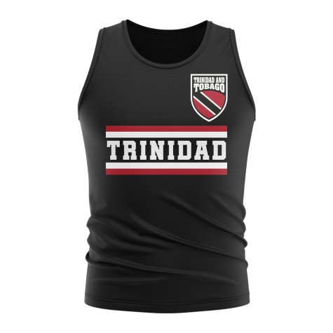 Trinidad and Tobago Core Football Country Sleeveless Tee (Black)