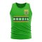 Brazil Core Football Country Sleeveless Tee (Green)