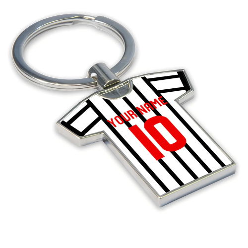 Personalised Dunfermline Football Shirt Key Ring
