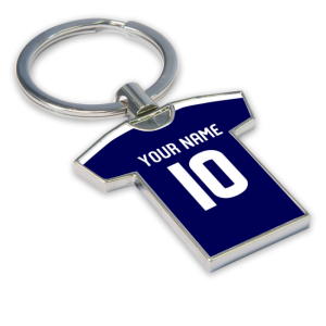 Personalised Falkirk Football Shirt Key Ring