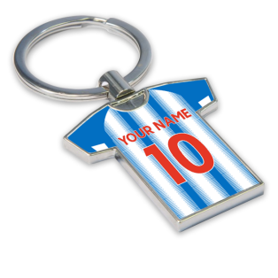 Personalised Huddersfield Town Football Shirt Key Ring