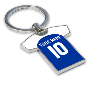 Personalised Kilmarnock Football Shirt Key Ring