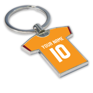 Personalised Motherwell Football Shirt Key Ring