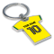 Personalised Norwich City Football Shirt Key Ring