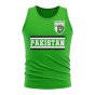 Pakistan Core Football Country Sleeveless Tee (Green)