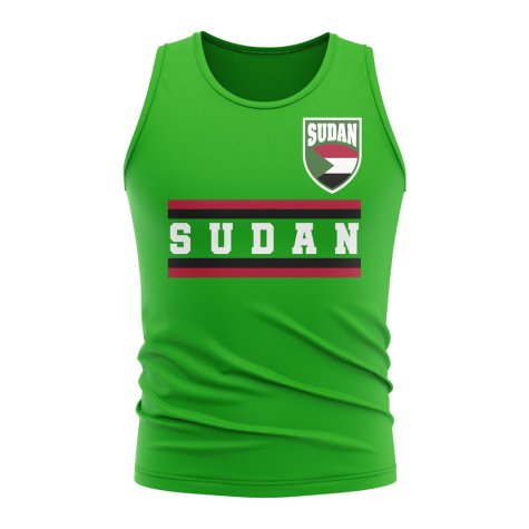 Sudan Core Football Country Sleeveless Tee (Green)
