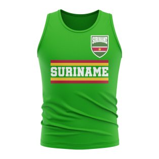 Suriname Core Football Country Sleeveless Tee (Green)