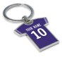 Personalised Toulouse Football Shirt Key Ring
