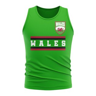 Wales Core Football Country Sleeveless Tee (Green)
