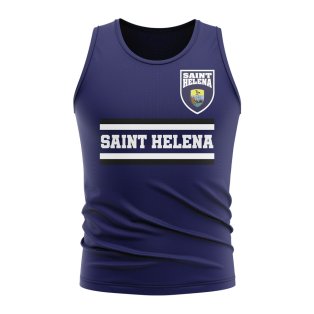 Saint Helena Core Football Country Sleeveless Tee (Navy)