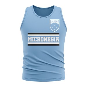 Micronesia Core Football Country Sleeveless Tee (Sky)