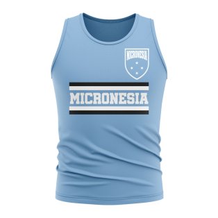 Micronesia Core Football Country Sleeveless Tee (Sky)