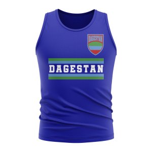 Dagestan Core Football Country Sleeveless Tee (Royal)