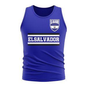 El Salvador Core Football Country Sleeveless Tee (Royal)