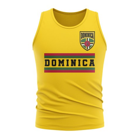 Dominica Core Football Country Sleeveless Tee (Yellow)