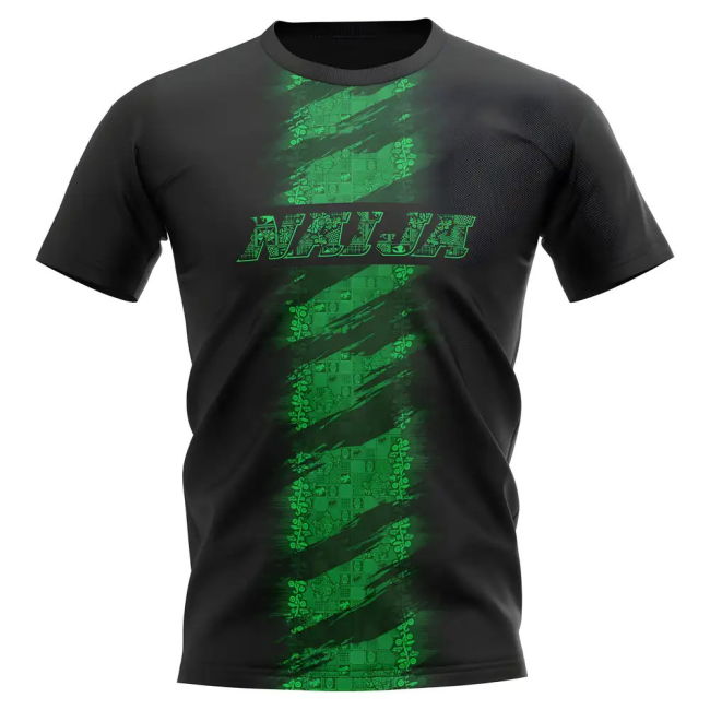 2025-2026 Nigeria Concept Training Shirt (Black) - Womens