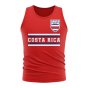 Costa Rica Core Football Country Sleeveless Tee (Red)