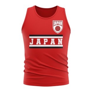 Japan Core Football Country Sleeveless Tee (Red)