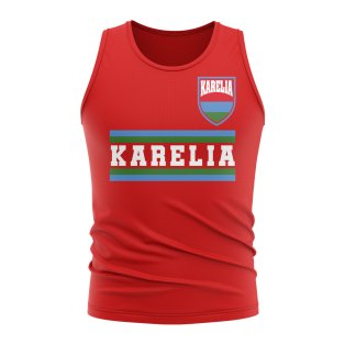 Karelia Core Football Country Sleeveless Tee (Red)