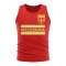 Macedonia Core Football Country Sleeveless Tee (Red)