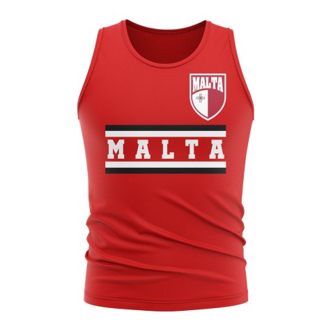 Malta Core Football Country Sleeveless Tee (Red)