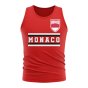 Monaco Core Football Country Sleeveless Tee (Red)