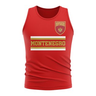Montenegro Core Football Country Sleeveless Tee (Red)