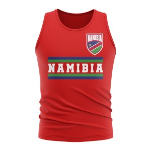 Namibia Core Football Country Sleeveless Tee (Red)