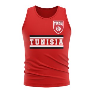 Tunisia Core Football Country Sleeveless Tee (Red)
