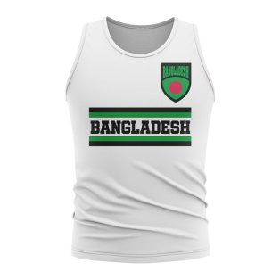 Bangladesh Core Football Country Sleeveless Tee (White)