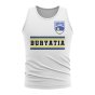 Buryatia Core Football Country Sleeveless Tee (White)