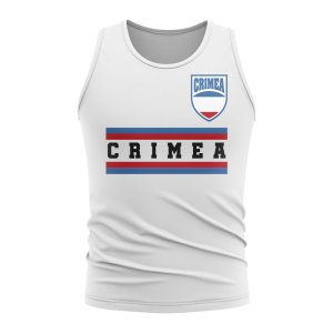 Crimea Core Football Country Sleeveless Tee (White)